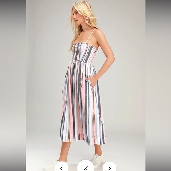 Free People Dresses & Skirts - Free People Lilah Strapless Midi Slip Dress Option to add straps.